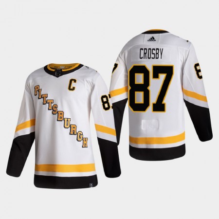 Pittsburgh Penguins Sidney Crosby 87 2020-21 Reverse Retro Authentic Shirt - Mannen